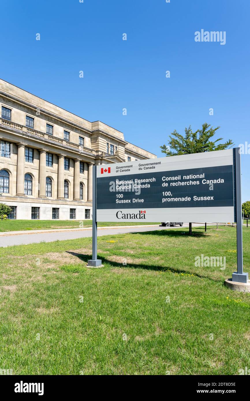 Edificio del National Research Council di Ottawa, Canada Foto Stock