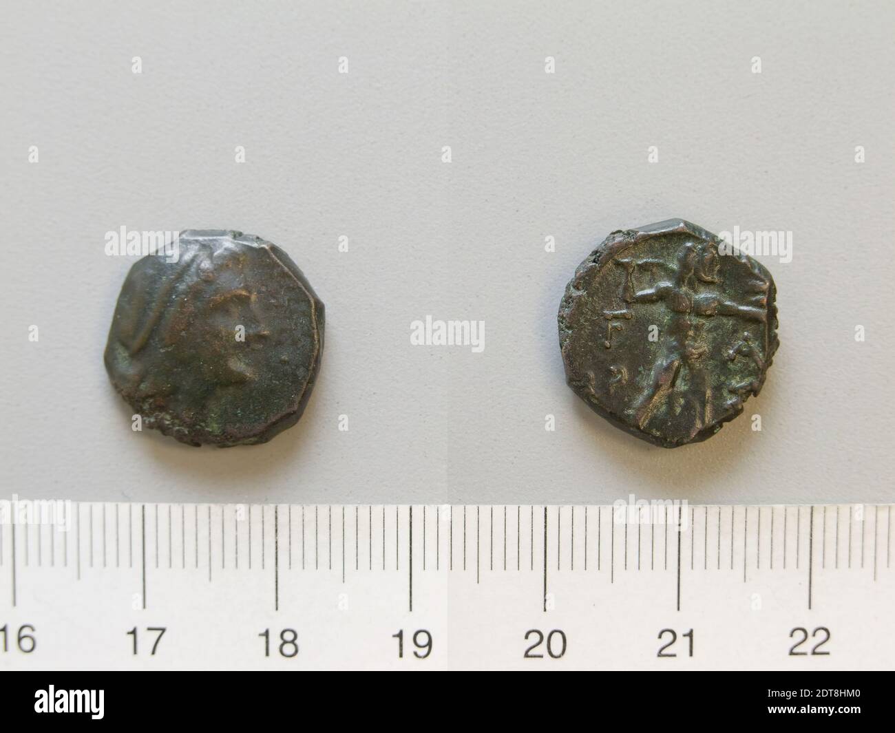 Menta: Elis, moneta di Elis, III secolo a.C., rame, 5.00 g, 2:00, 11.5 mm, Made in Elis, Elis, Greco, III secolo a.C., Numismatica Foto Stock