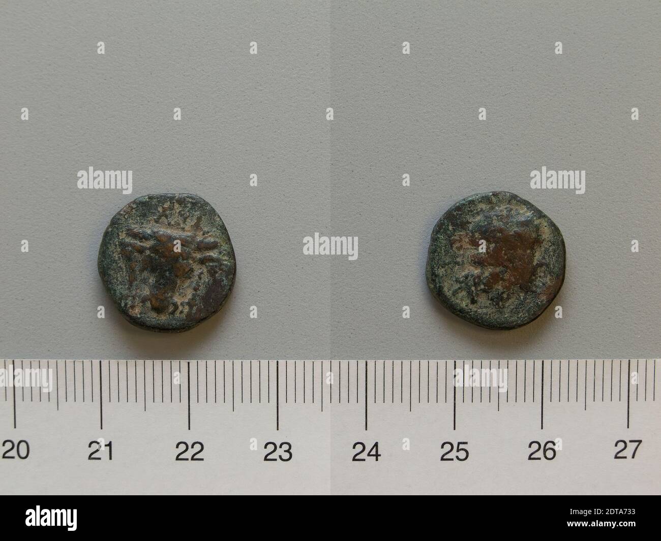 Menta: Focis, moneta di Focis, dopo 339 a.C., rame, 3.52 g, 3:00, 15.7 mm, fatto in Focis, greco, IV secolo a.C., Numismatica Foto Stock