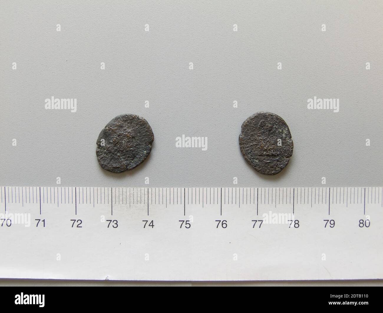 Menta: Emisa, moneta di Emisa, ca. 99–1 a.C., rame, 2.74 g, 17.7 mm, fabbricato in Emisa, Siria, Romano, i secolo, Numismatica Foto Stock