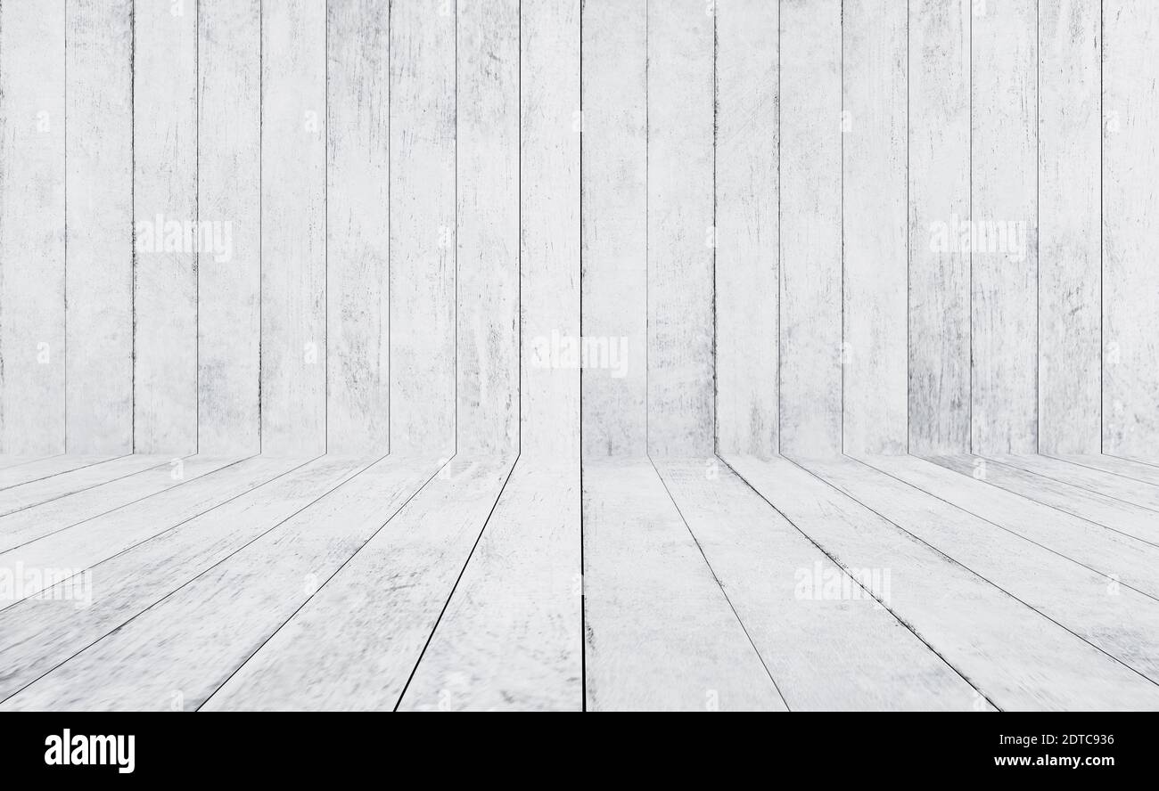 Legno bianco sullo sfondo di texture Foto Stock