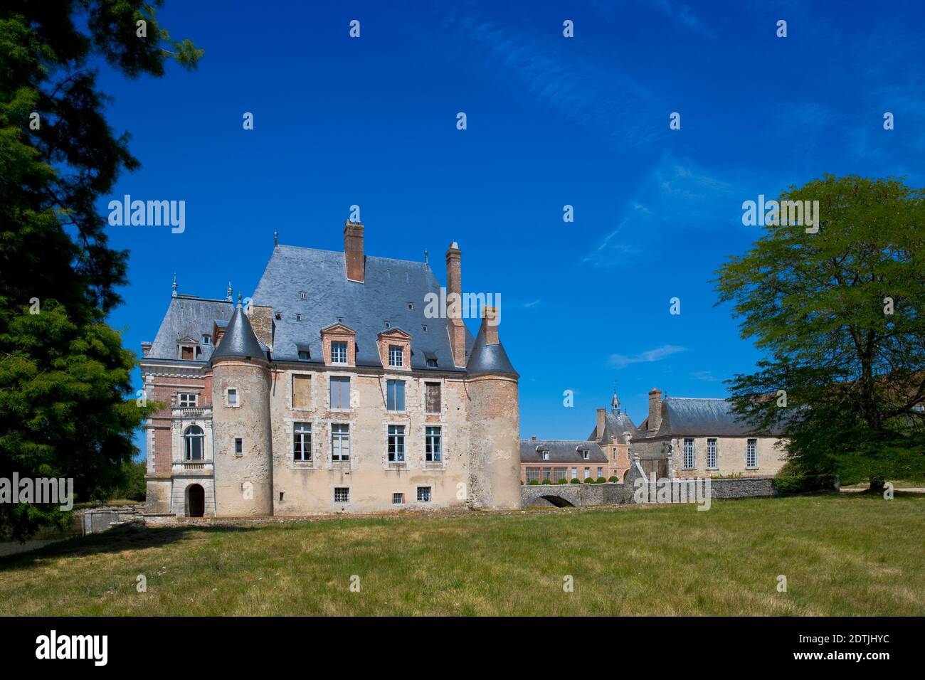 Château de la Bussière, Valle della Loira, Loiret, Francia Foto Stock