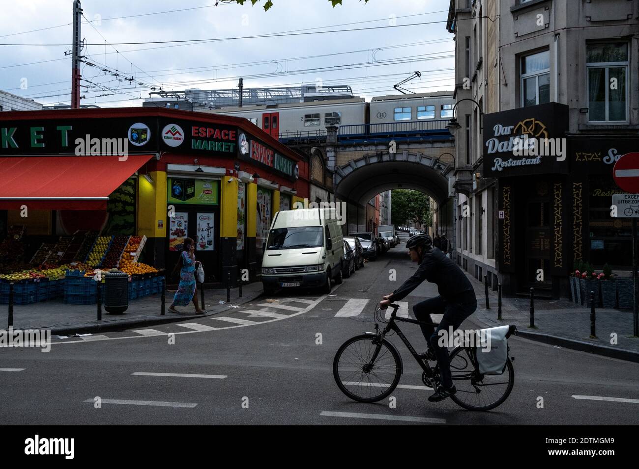 BELGIQUE - Bruxelles Photographie quotidienne à Bruxelles. BELGIO - BRUXELLES Fotografia quotidiana a Bruxelles. Foto Stock