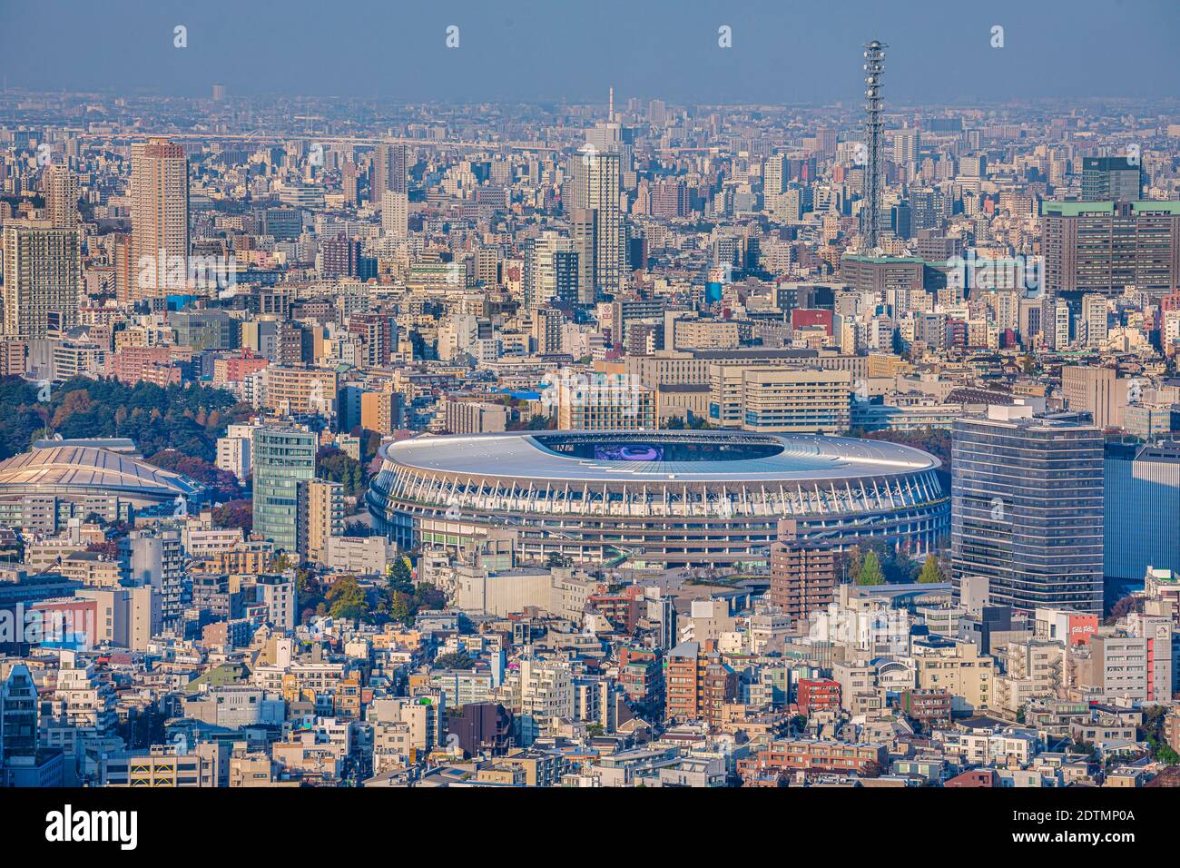 Giappone, Tokyo City, Stadio Olimpico Foto Stock