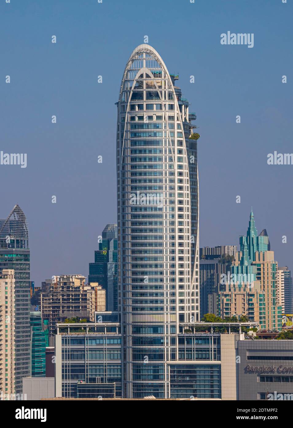 Thailandia, Bangkok, zona di Siam Square, skyline, centro Foto Stock