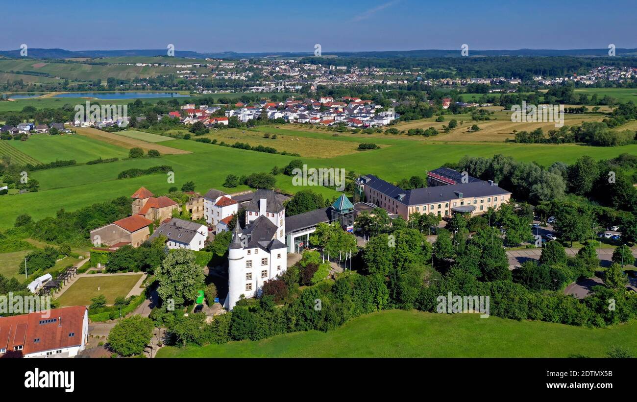 Victor's Residenz Hotel Schloss Berg, Nennig an der Obermosel, Saarland, alta Mosella, Valle della Mosella, Saarland, Germania Foto Stock