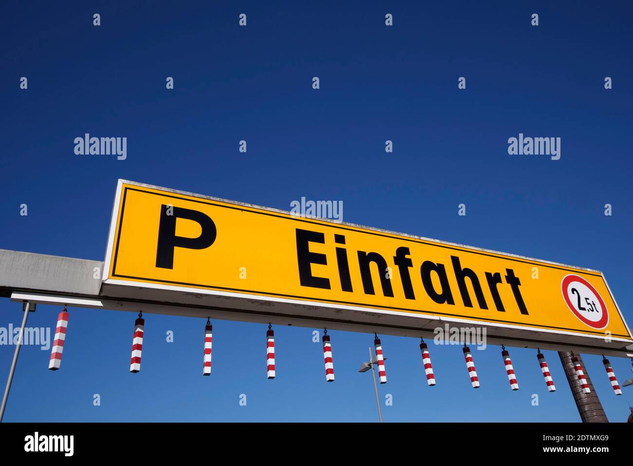 Parcheggio a Neunkirchen, Saarland, Deutshland Foto Stock