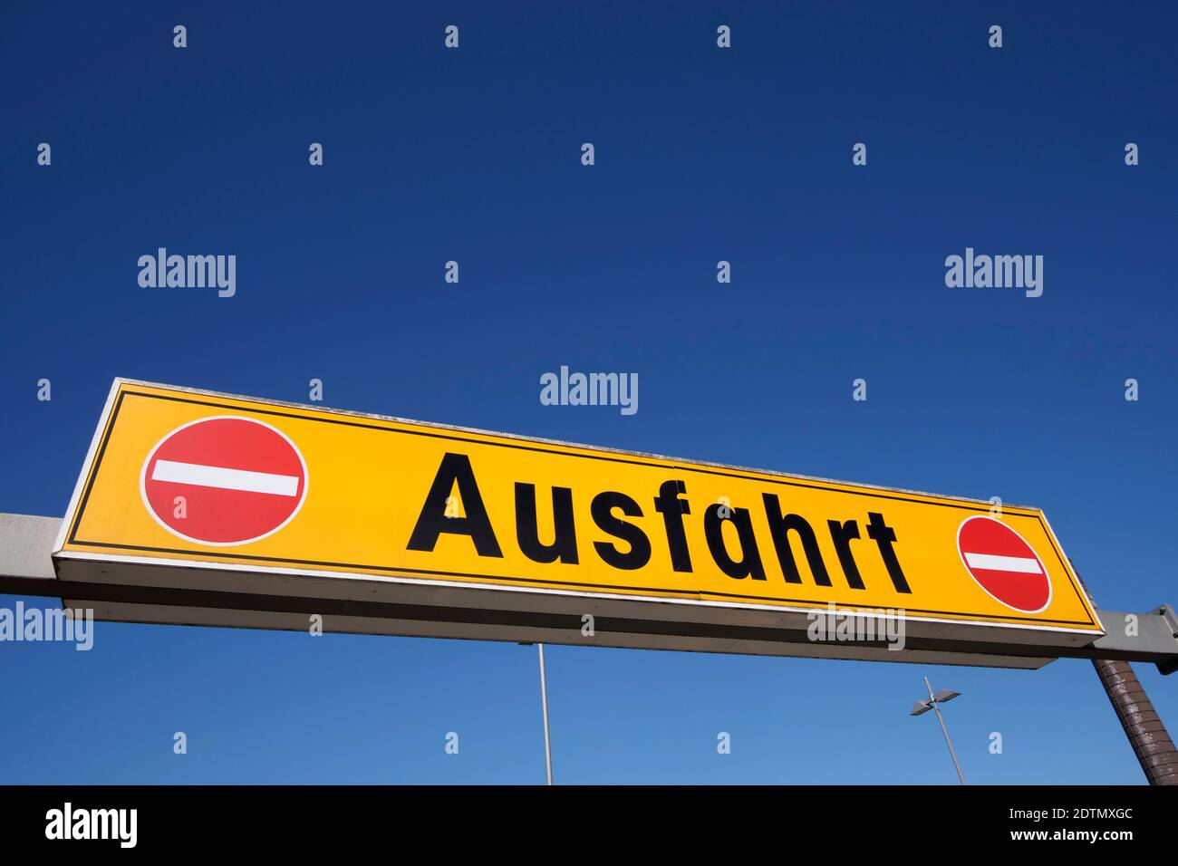 Parcheggio a Neunkirchen, Saarland, Deutshland Foto Stock
