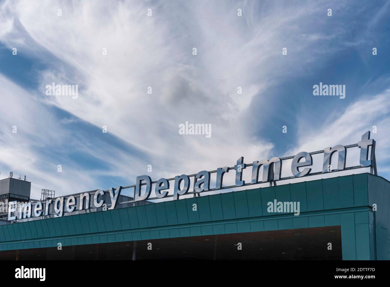 Aintree Hospital Emergency Department . *** Local Caption *** sent Foto Stock
