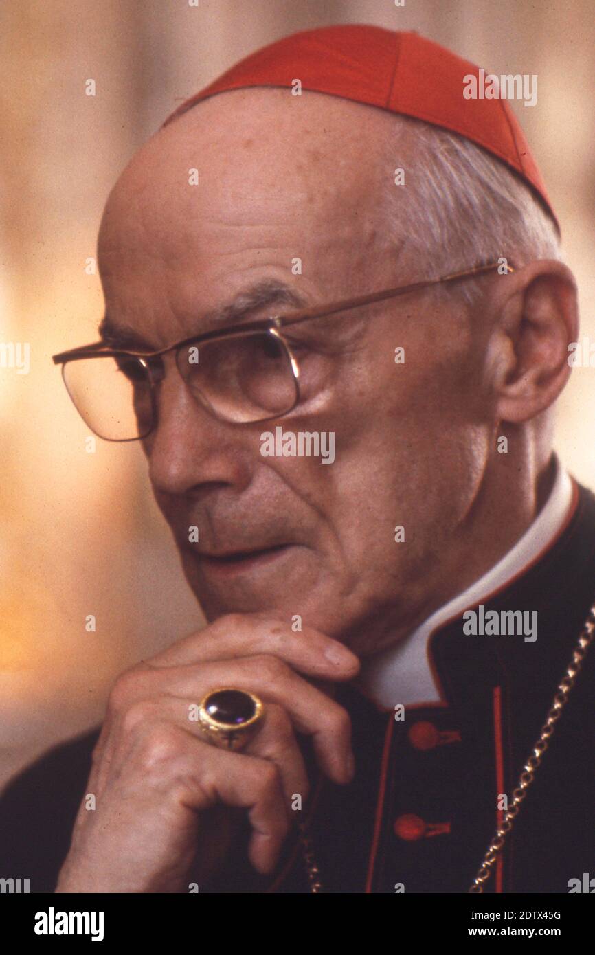 Josef Cardinal Frings (Neuss, 6 febbraio 1887 – Koeln, 17 dicembre 1978) è stato un . Ritratto laterale, ritratto, ritratto, immagine singola ritagliata, motivo singolo, riflessivo, foto non ondulata, circa 1969, utilizzo in tutto il mondo Foto Stock