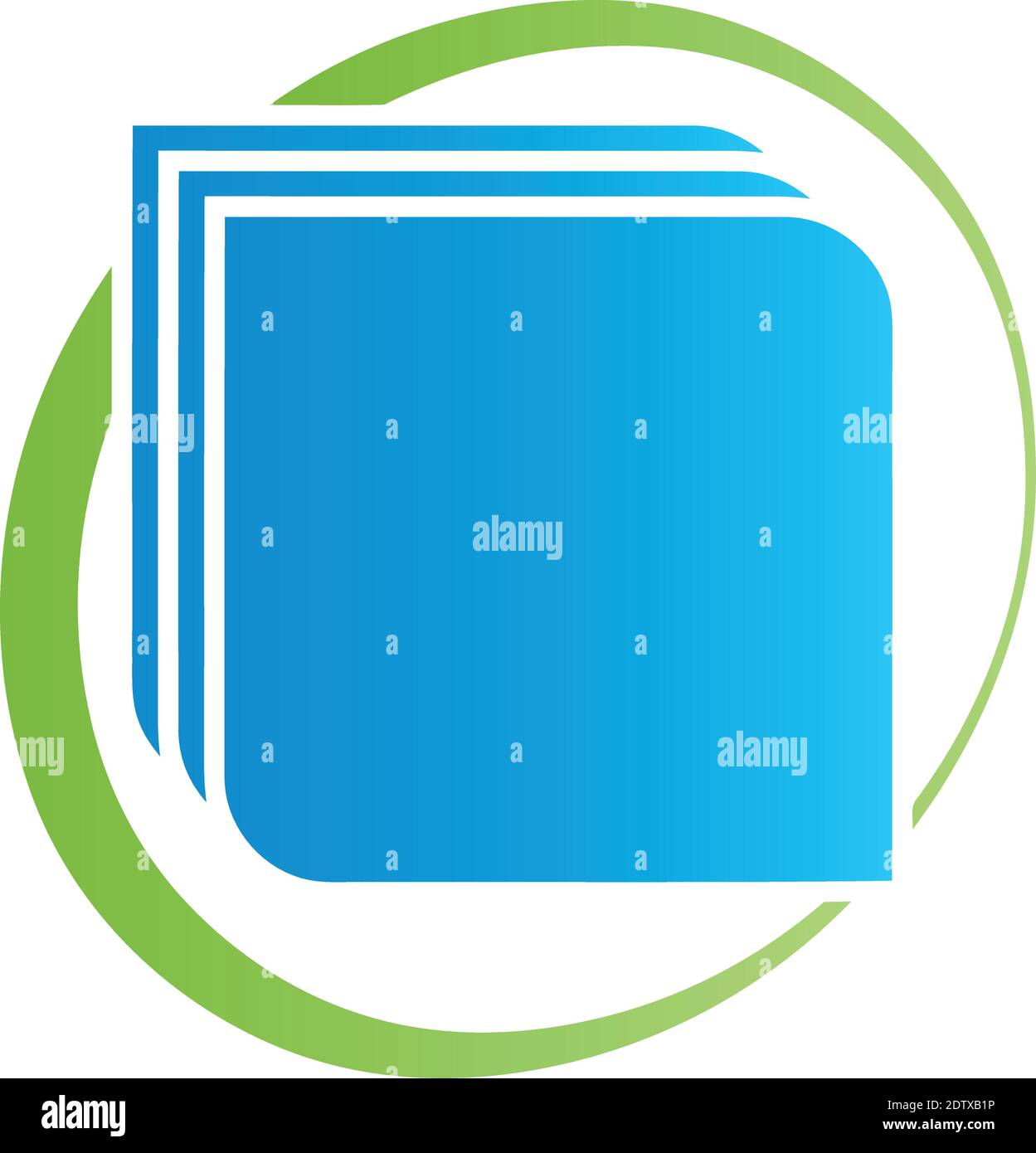 Libro, file, internet, logo Illustrazione Vettoriale