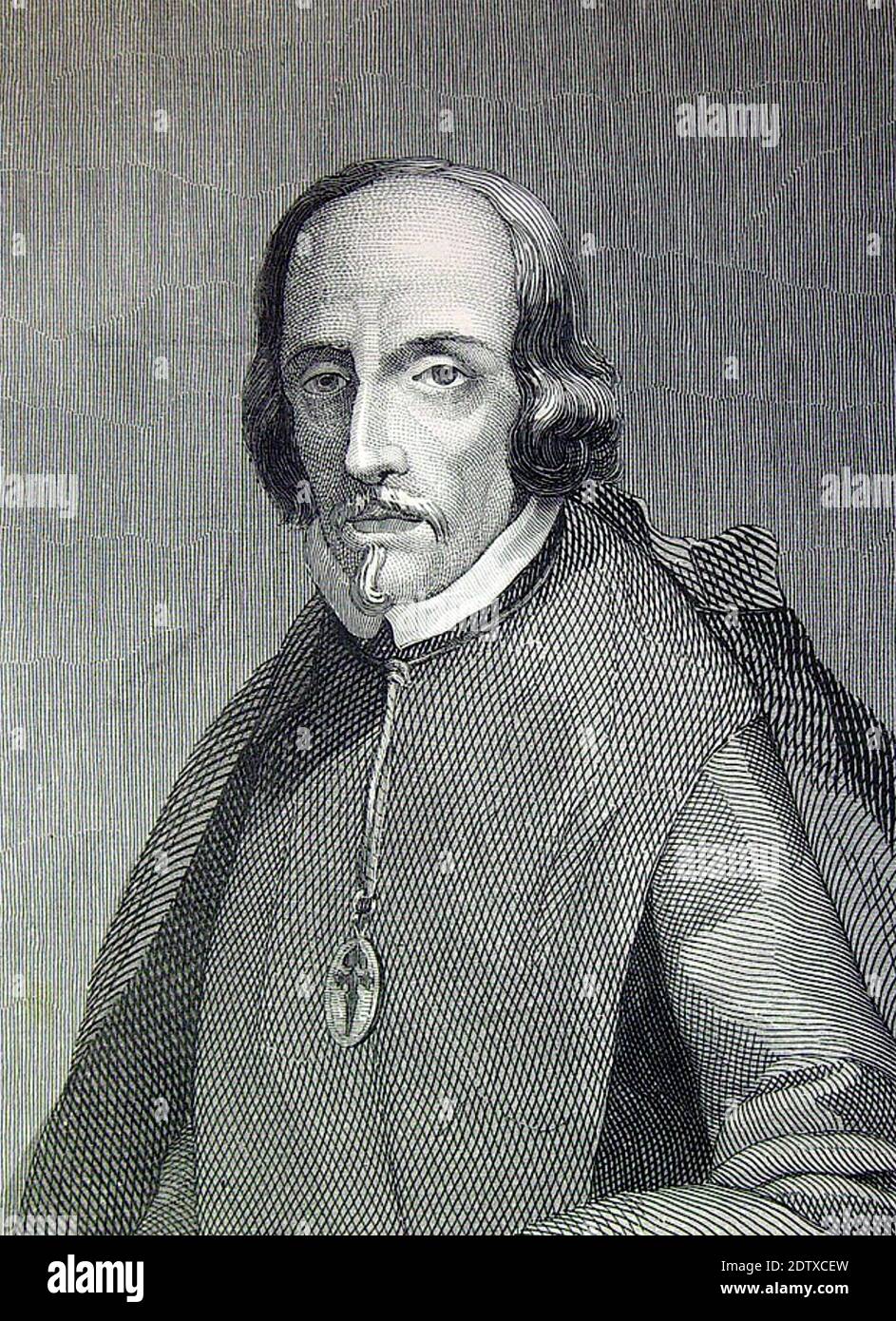 PEDRO Calderón de la BARCA (1600-1681) drammaturgo, poeta e scrittore spagnolo Foto Stock