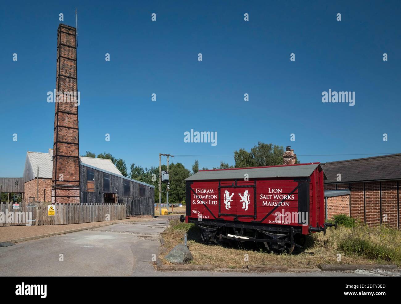 The Lion Salt Works Museum, Northwich, Cheshire, Inghilterra, Regno Unito Foto Stock