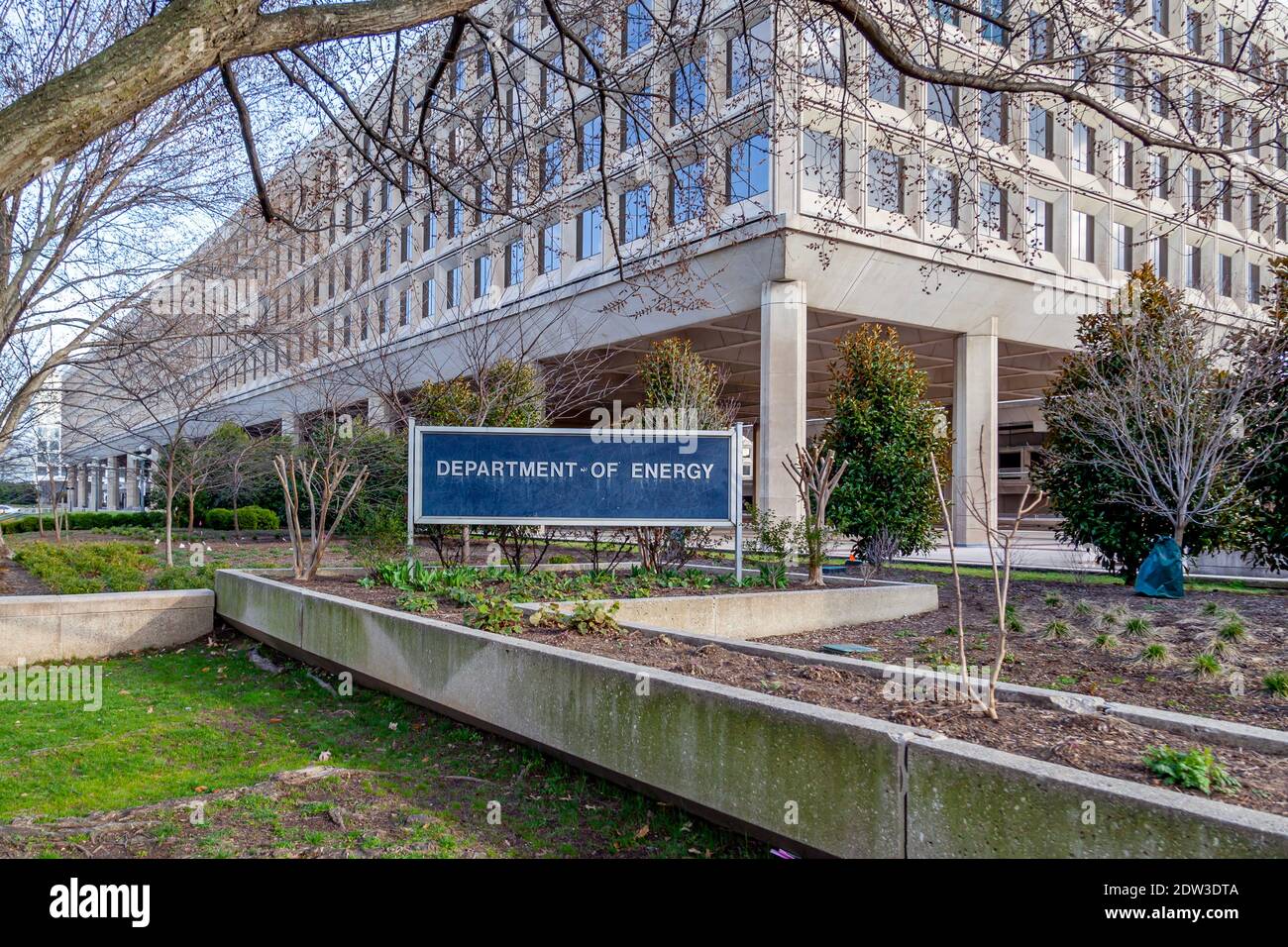 Washington D.C., USA - 29 febbraio 2020: Sede del Dipartimento dell'energia degli Stati Uniti (DOE) a Washington, D.C. USA. Foto Stock