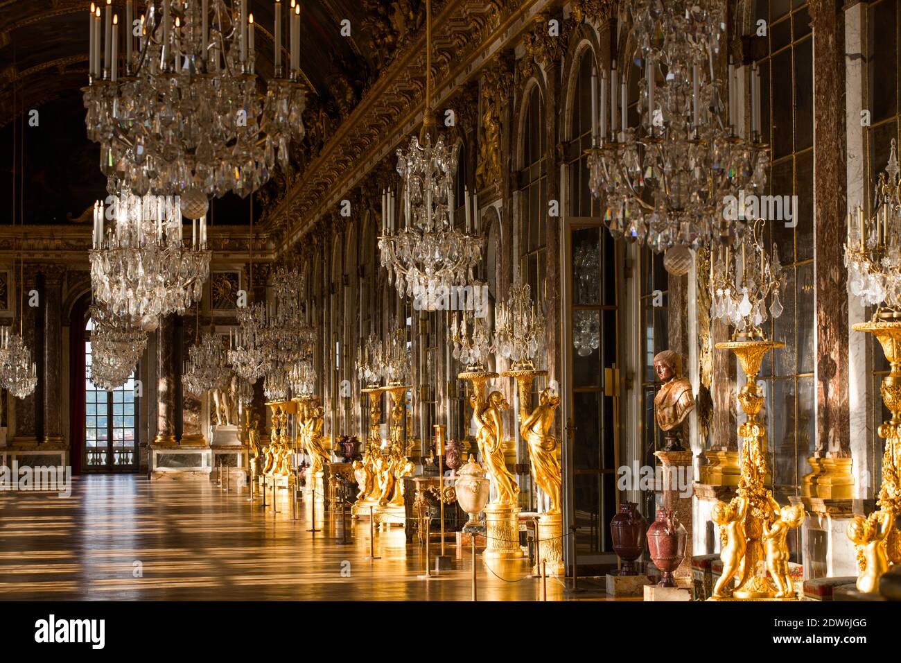 Atmosfera allo Chateau de Versailles durante la Nuit Europeenne des Musees (Notte europea dei Musei), il 17 maggio 2014, a Versailles, vicino a Parigi, Francia. Foto di Romain boe/ABACAPRESS.COM Foto Stock