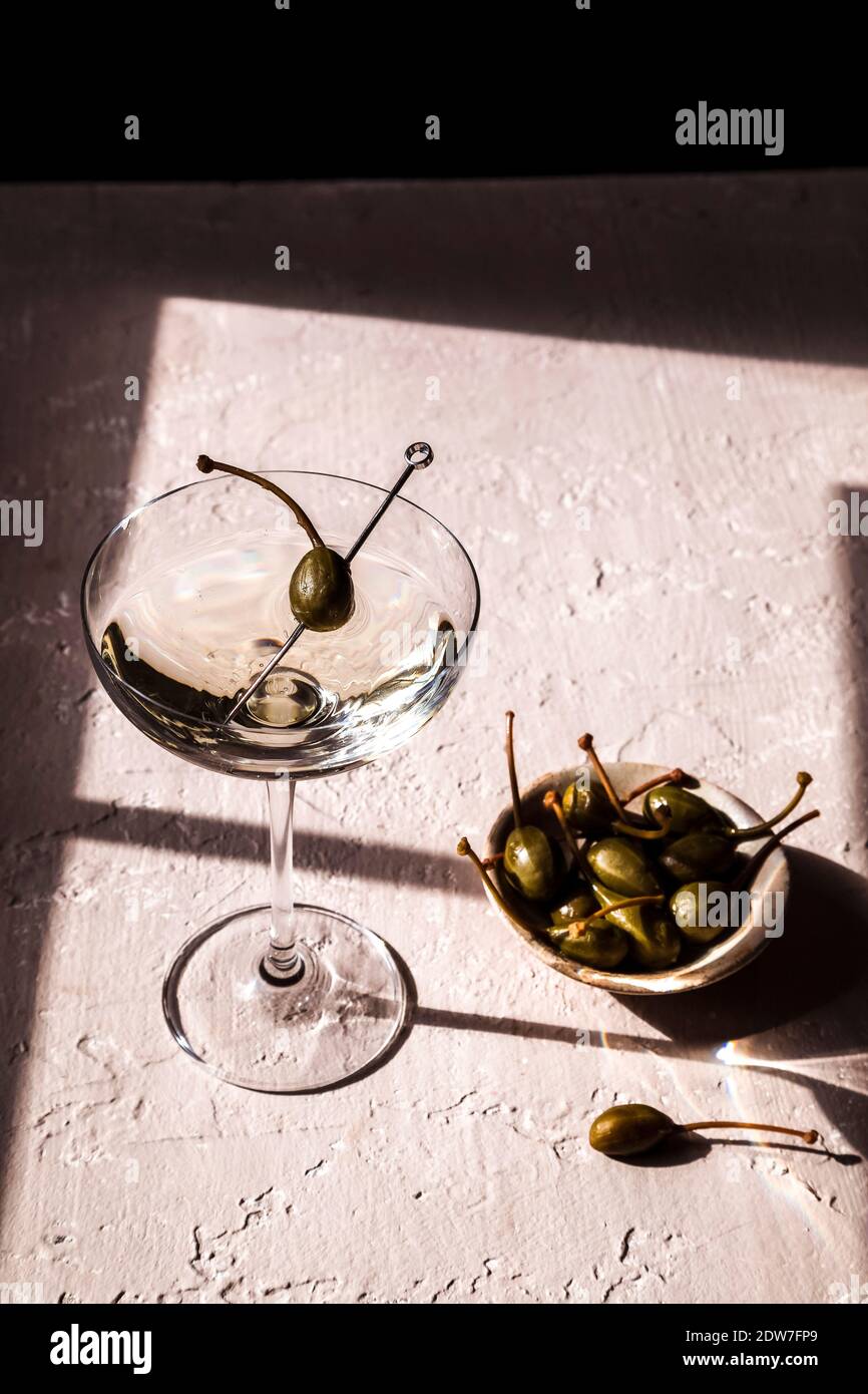 Cocktail Gin martini Foto Stock