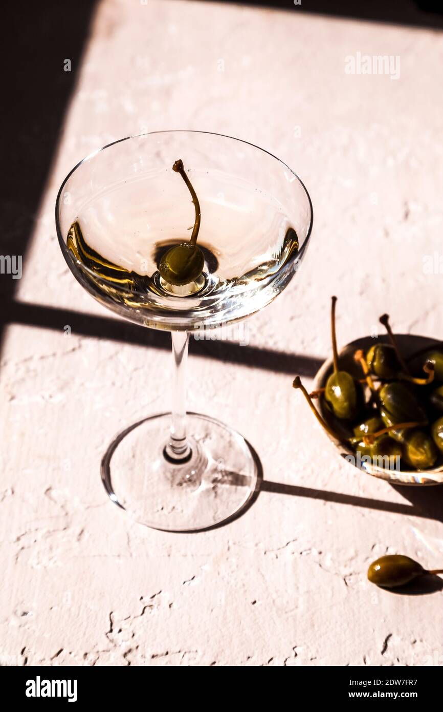 Cocktail Gin martini Foto Stock