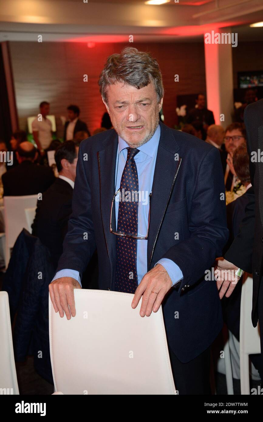 Jean-Louis Borloo partecipa alla festa Sport et Philanthropie all'arena Roland Garros a Parigi, Francia il 28 maggio 2014, Foto di Nicolas Briquet/ABACAPRESS.COM Foto Stock