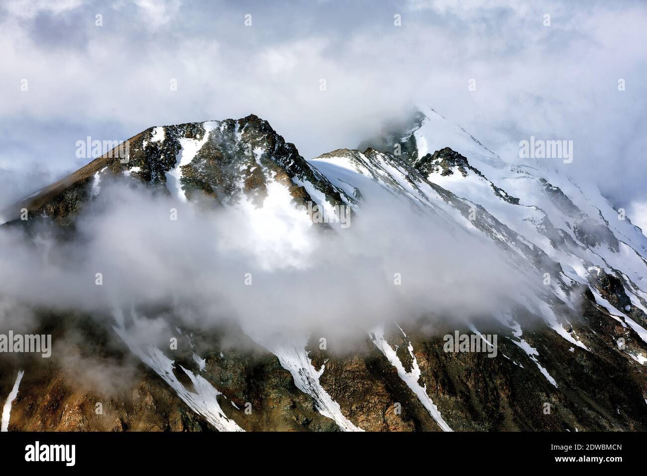 Monte Altai Tavan Bogd Foto Stock