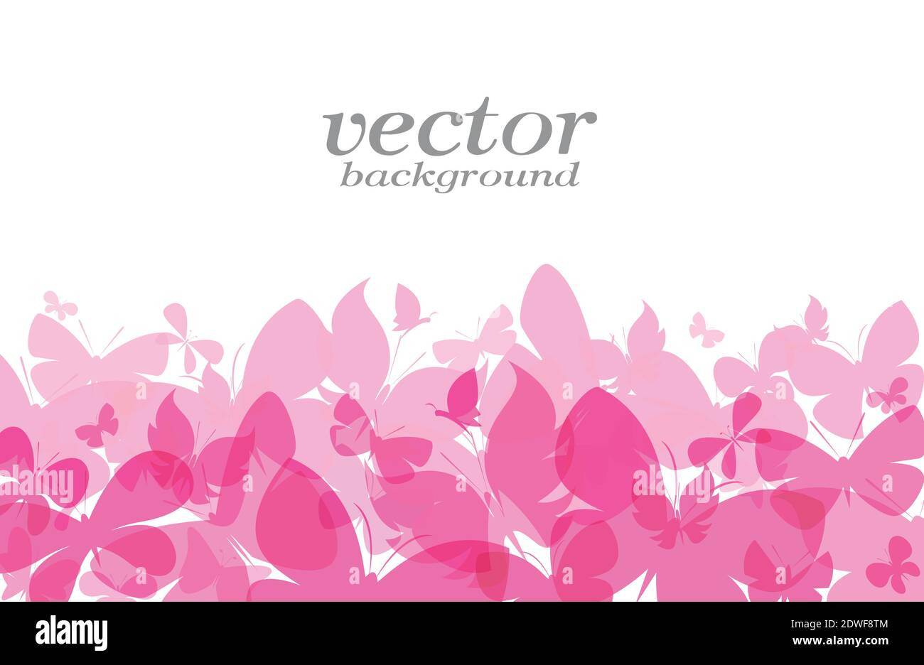Butterfly design on white background - Vector Illustration, background Illustrazione Vettoriale