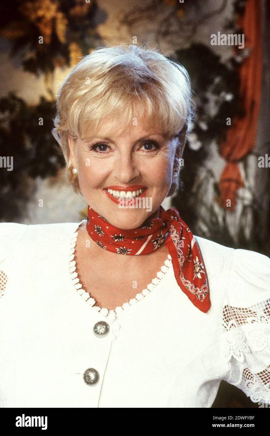 PETRA KUSCH-Lück, deutsche TV Moderatorin Tänzerin und Sängerin, Ritratto circa 1998. PETRA KUSCH-LUECK, presentatrice televisiva tedesca, ballerina e cantante, ritratto del 1998 circa. Foto Stock