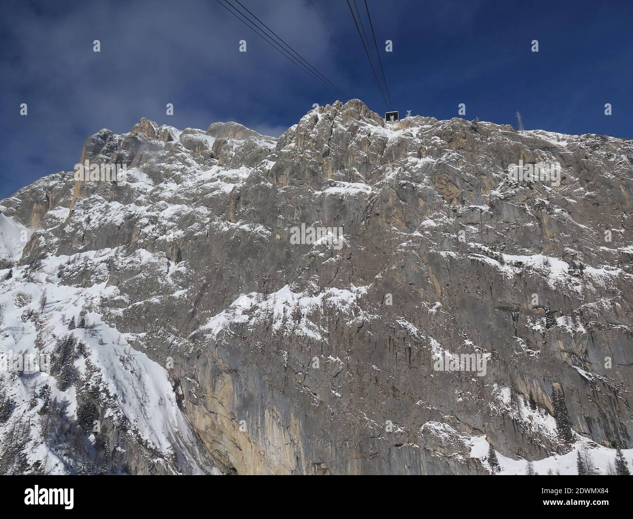 Marmoladamassiv Bei Malga Ciapela, Dolomiten, Italien Foto Stock