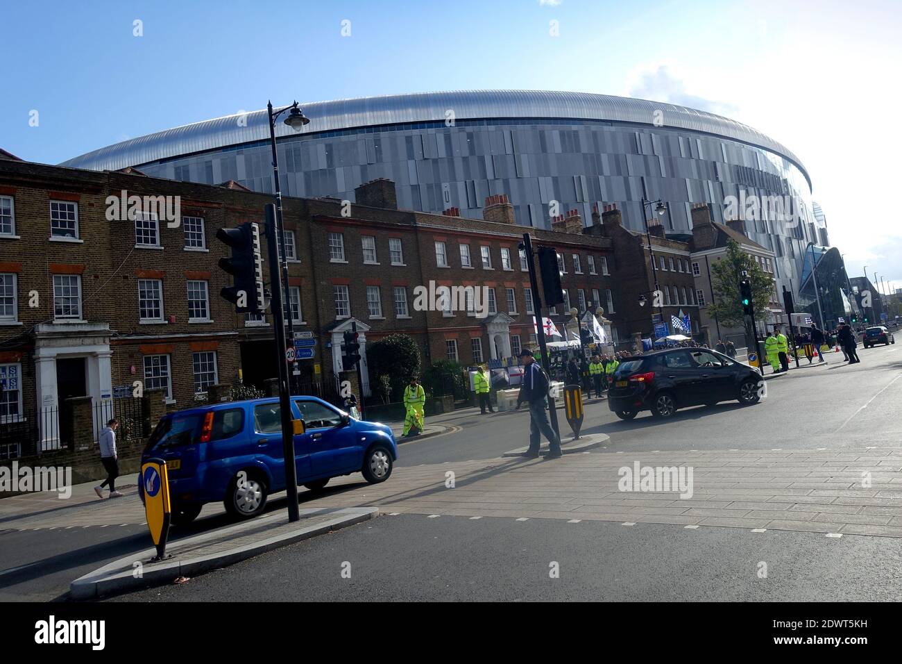Tottenham Hotspur , White Hart Lane Stadium, Londra, Inghilterra. Foto Stock