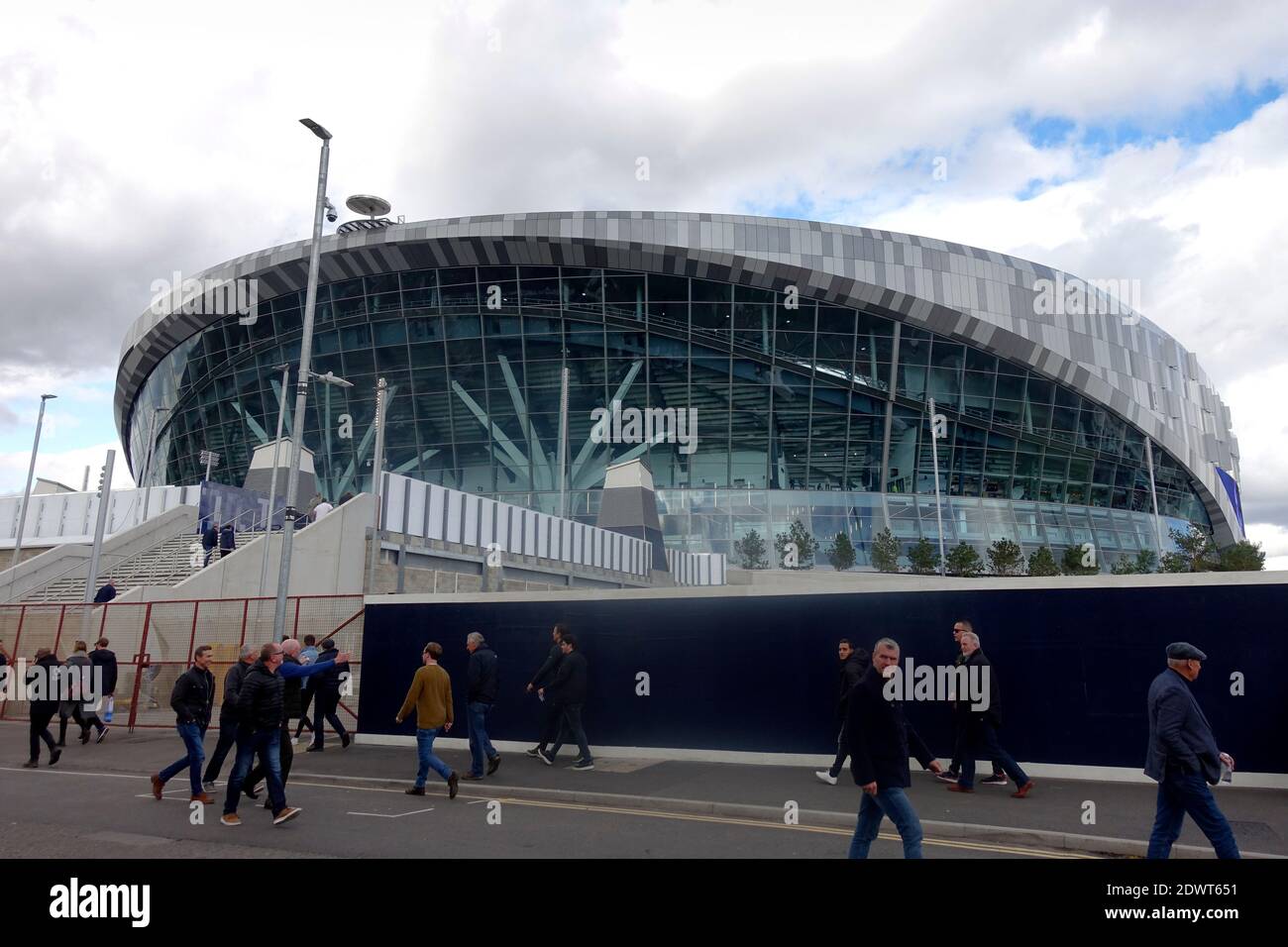 Tottenham Hotspur , White Hart Lane Stadium, Londra, Inghilterra. Foto Stock
