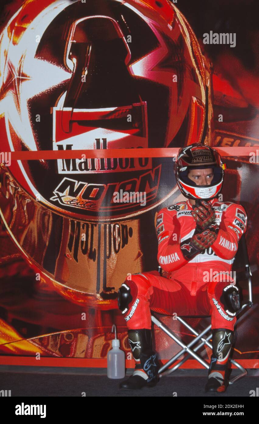 Carlos Checa,(SP)Moto GP Catalunya 1999, Barcellona, Foto Stock