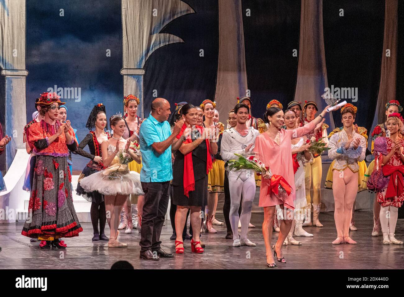 Il Cuban National Ballet esegue "Cenerentola", Santa Clara, Cuba Foto Stock