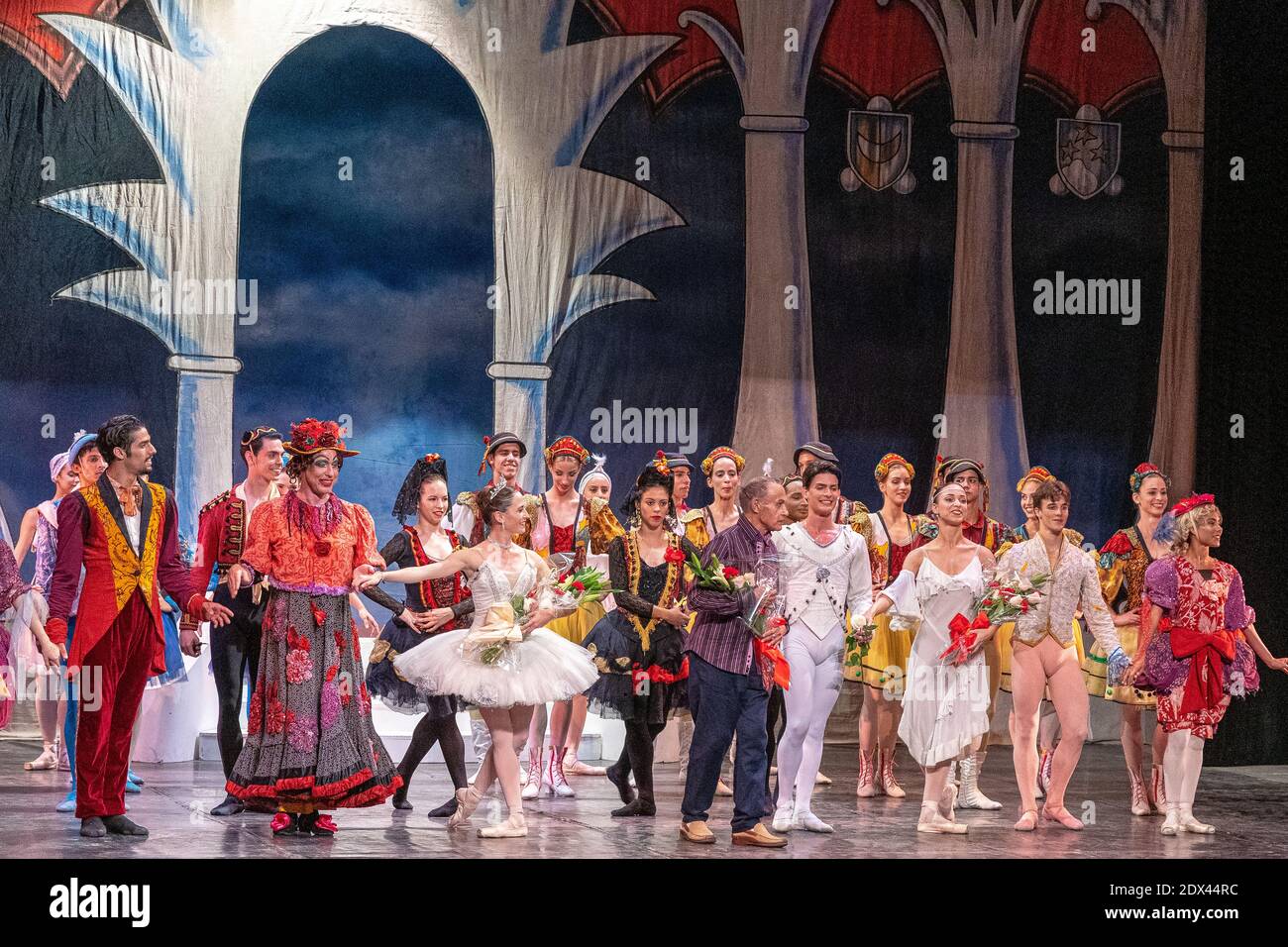 Il Cuban National Ballet esegue "Cenerentola", Santa Clara, Cuba Foto Stock
