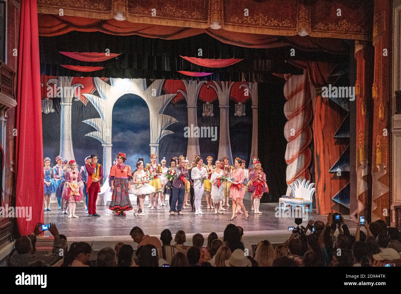 Il Cuban National Ballet esegue "Cenerentola", Santa Clara, Cuba Foto Stock