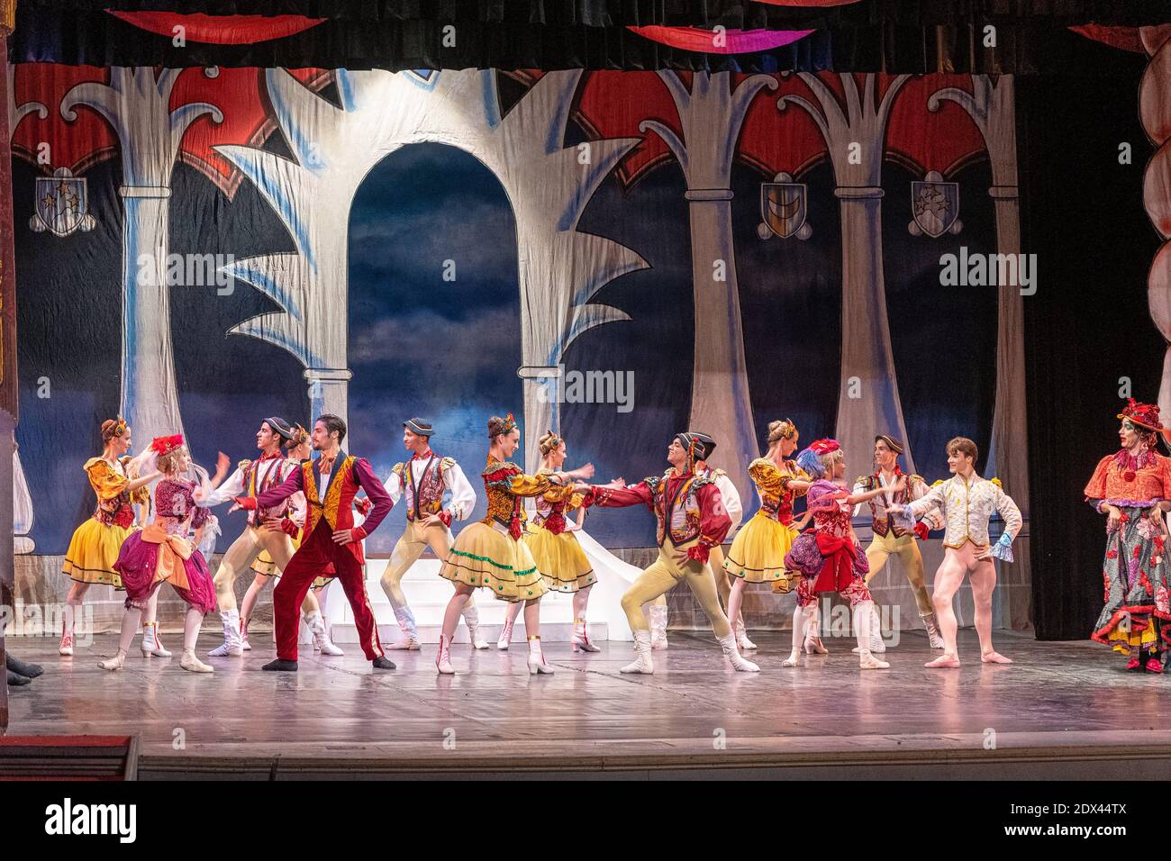 Il Cuban National Ballet esegue "Cenerentola", Santa Clara, Cuba Foto Stock