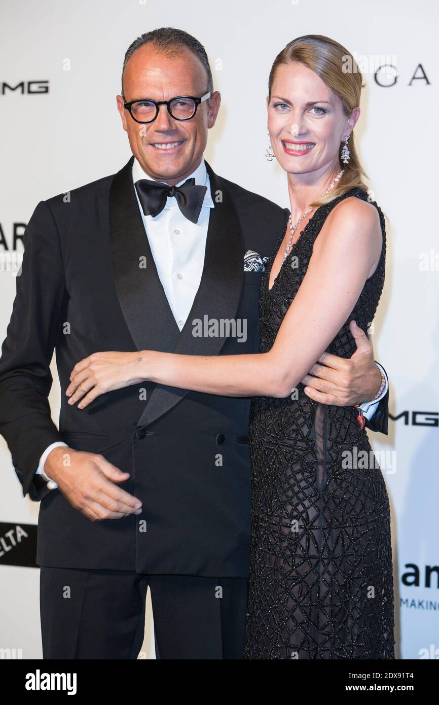 Cesare Cunaccia, Isabella Borromeo partecipa al gala amfAR della settimana della Moda di Milano, tenutosi al la permanente di Milano, 20 settembre 2014. Foto di Marco Piovanotto/ABACAPRESS.COM Foto Stock