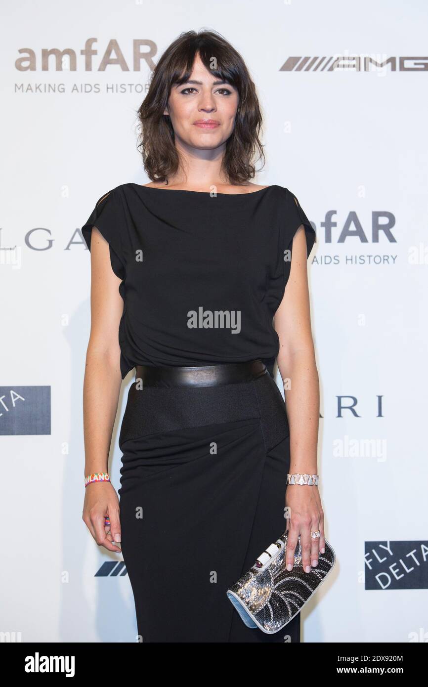 Giorgia Sinicorni partecipa al gala amfAR della settimana della Moda di Milano, tenutosi al la permanente di Milano, 20 settembre 2014. Foto di Marco Piovanotto/ABACAPRESS.COM Foto Stock