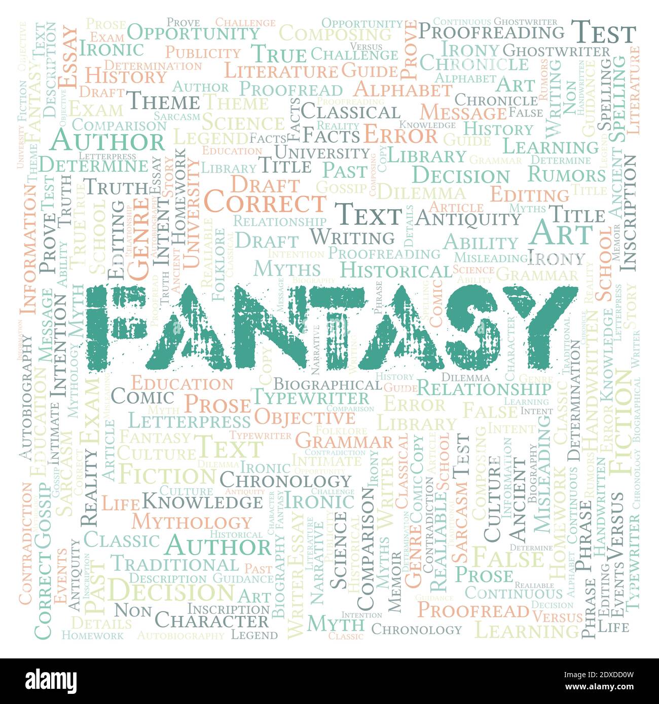 Fantasy Concept Word Cloud Background Immagini E Fotos Stock Alamy
