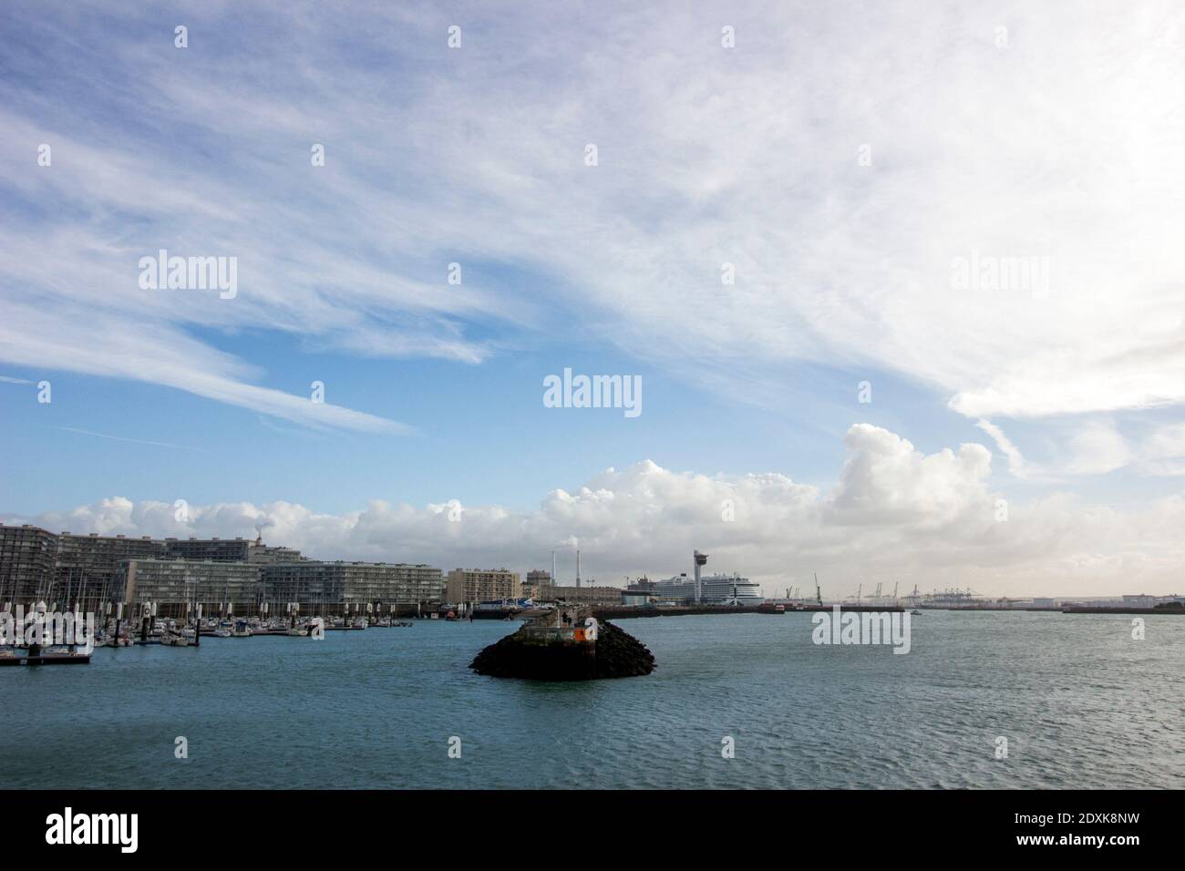 Le Havre, o altrove. Serie sulla città di le Havre festeggia il suo 500 ° anniversario quest'anno. Molti festeggiamenti sono organizzati anche se il contesto Foto Stock