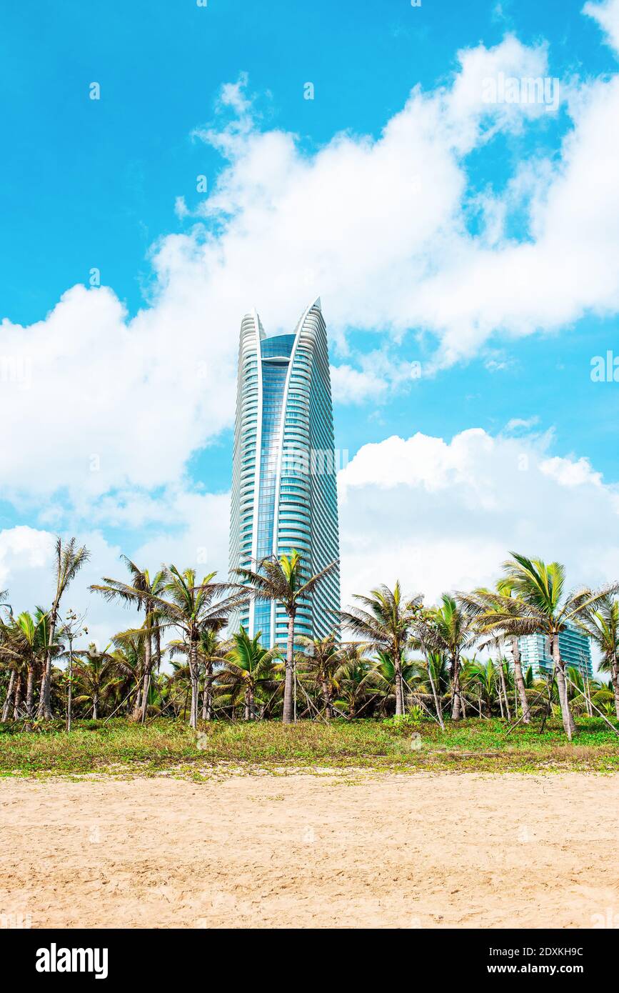 Atlantis Resort di lusso nella Baia di Haitang sulle rive del Mar Cinese Meridionale. Sanya, Isola di Hainan, Cina. Foto Stock