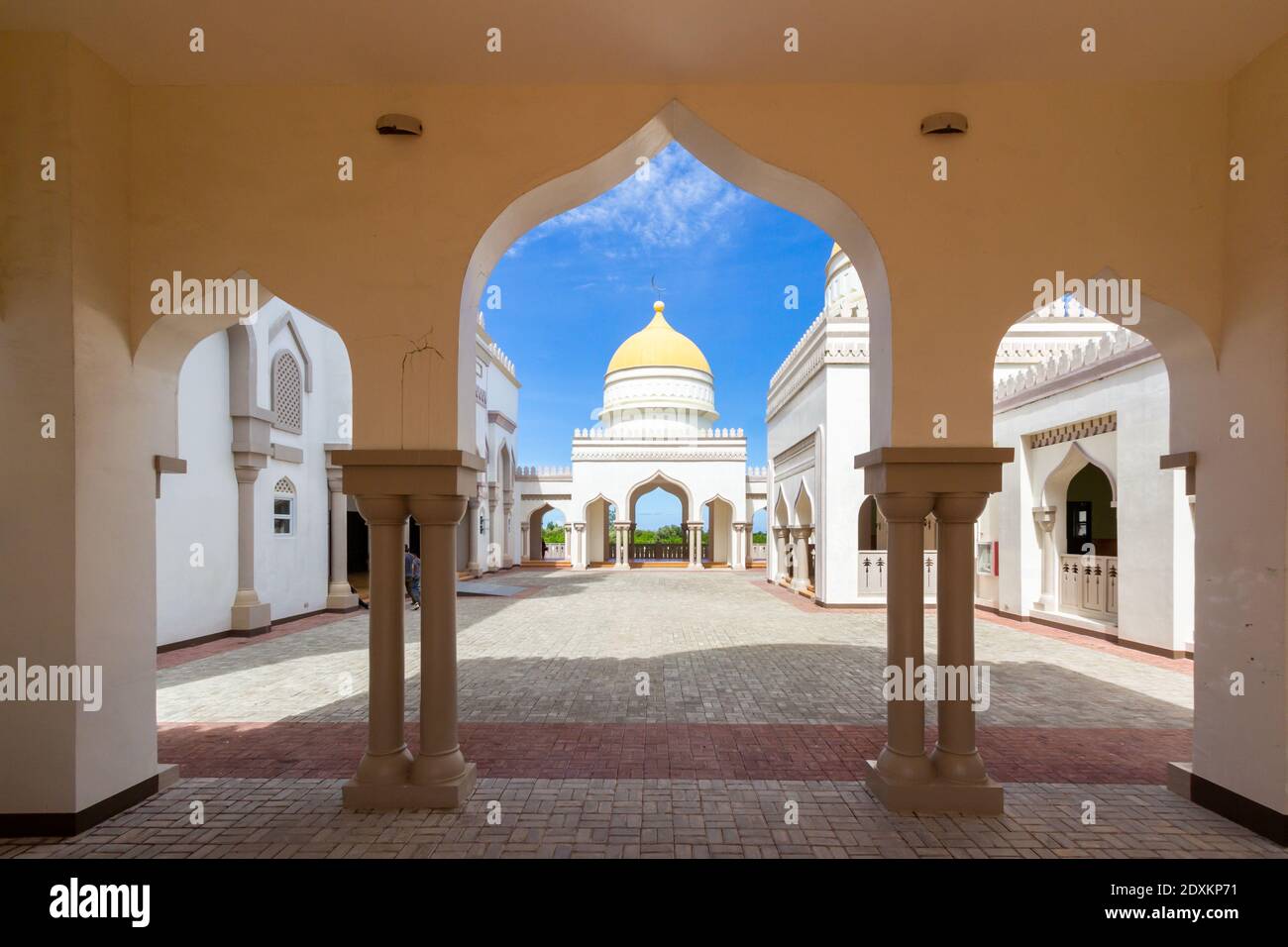 La Moschea del Sultano Haji Hassanal Bolkiah nella città di Cotabato, Filippine Foto Stock