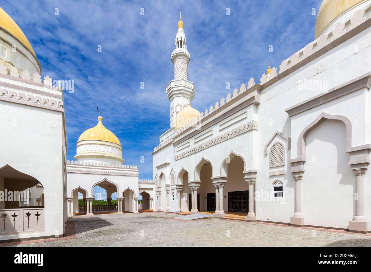 La Moschea del Sultano Haji Hassanal Bolkiah nella città di Cotabato, Filippine Foto Stock