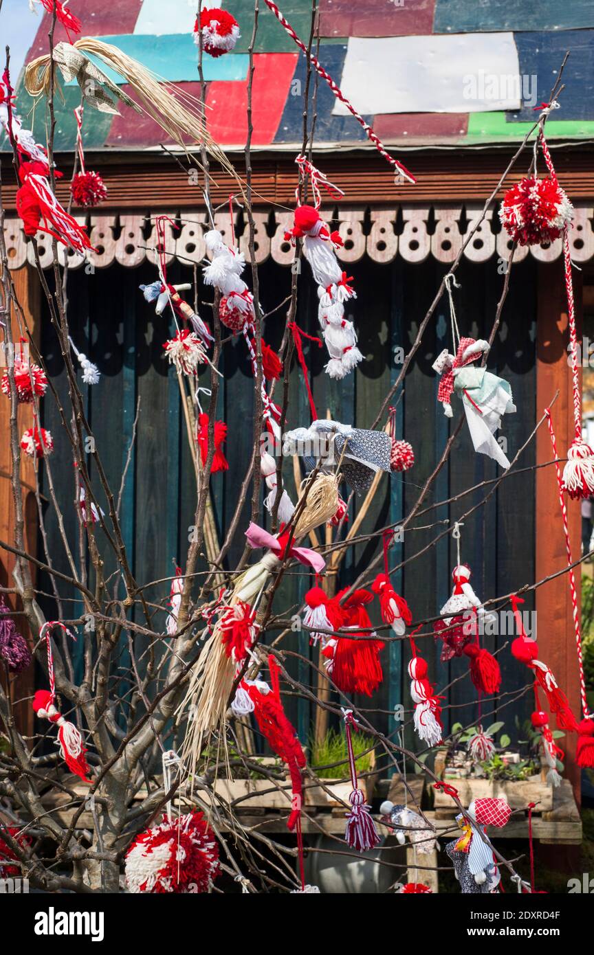 Un assaggio delle cose a venire, Ucraina assegnazione tema mostra giardino al RHS Cardiff nel 2014 Foto Stock