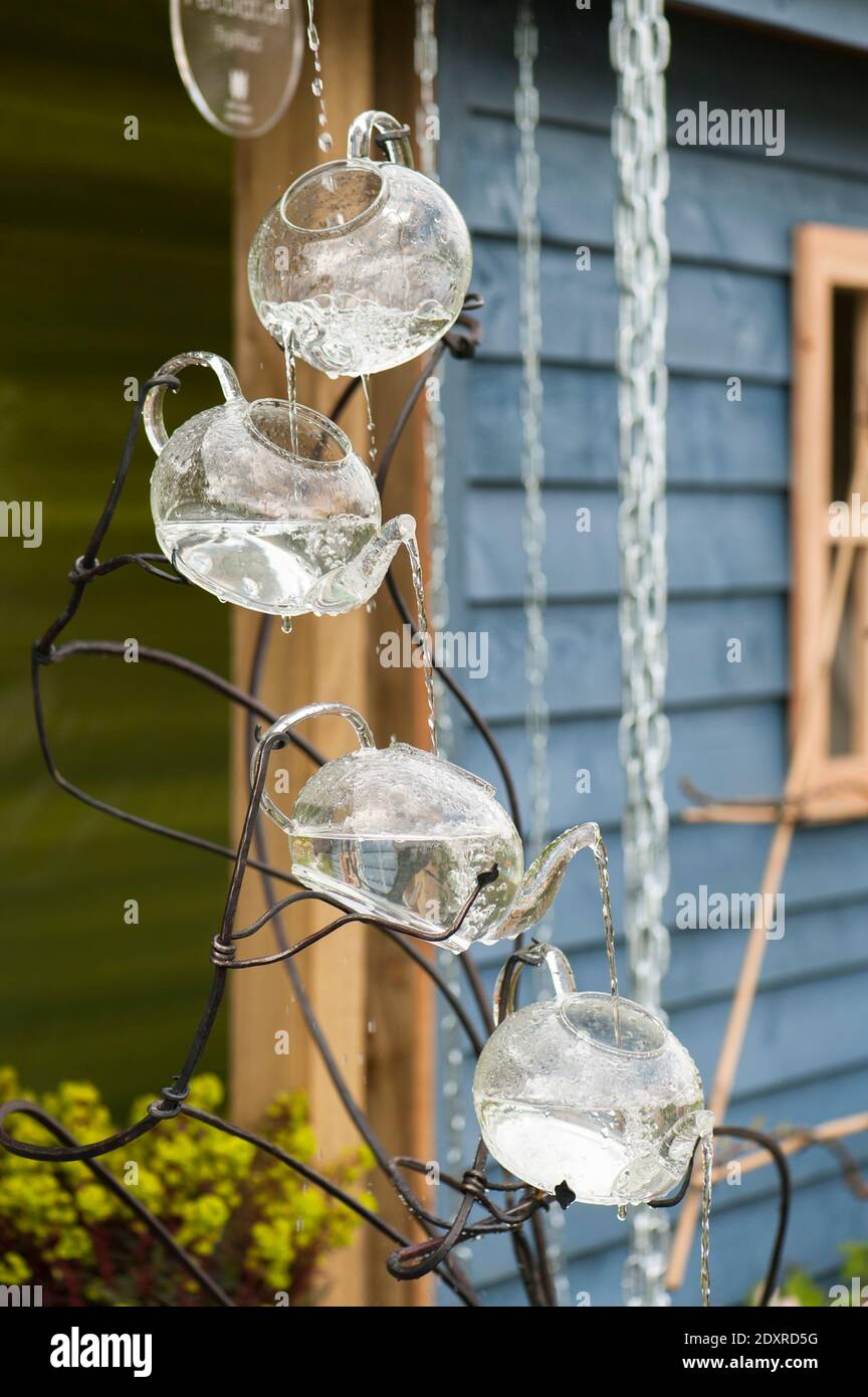 RainScape Show Garden - RHS Show, Cardiff 2014 Foto Stock