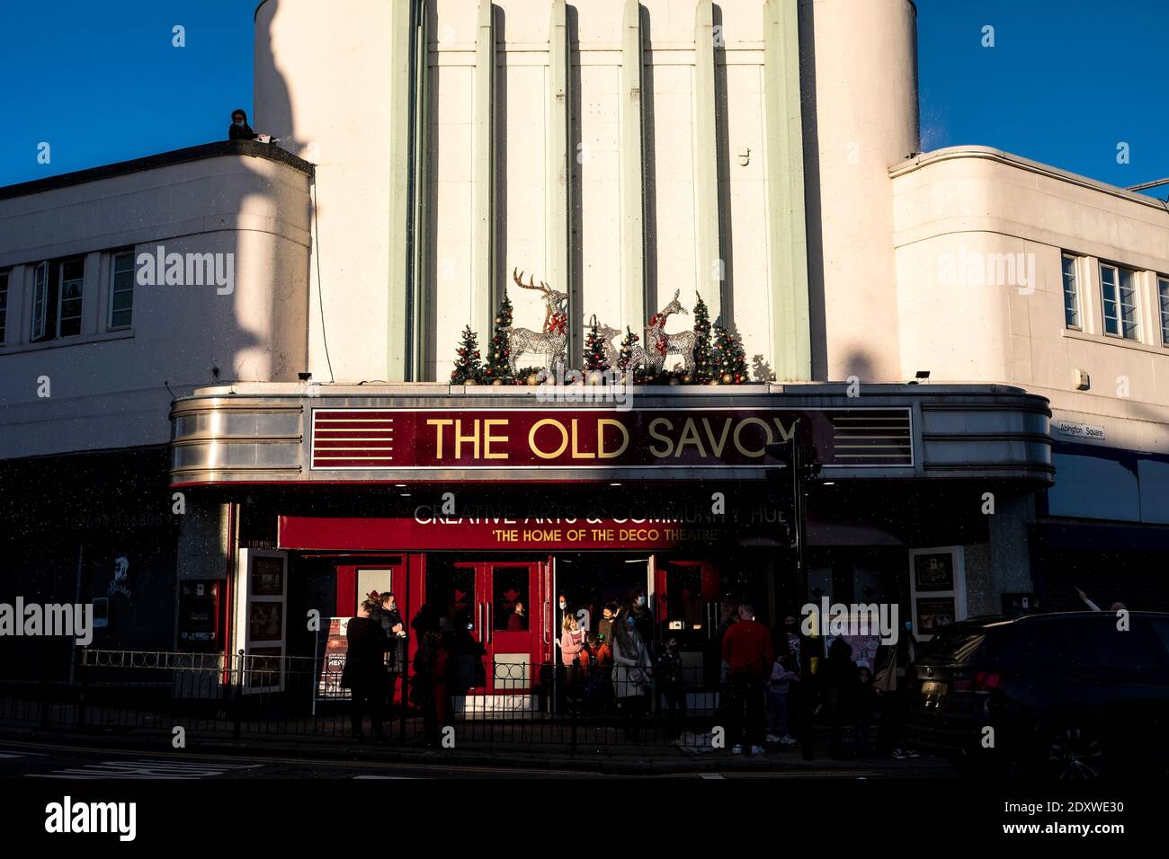 Il teatro Old Savoy, sede del Deco, a Northampton, Northamptonshire Foto Stock