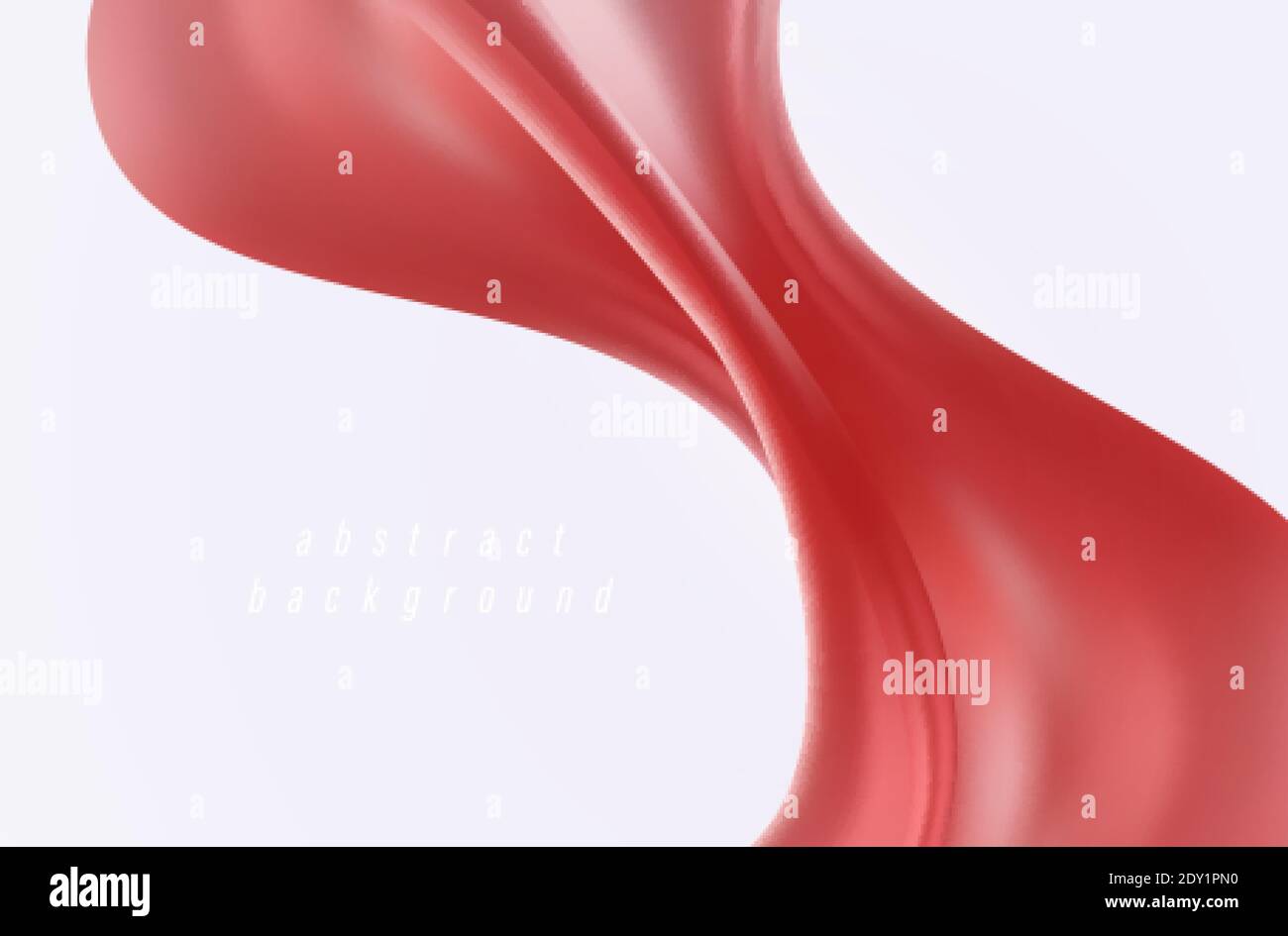 Sfondo rosso ondulato forma liscia rosso astratto sfondo onda luminosa con struttura ondulata liscia Illustrazione Vettoriale