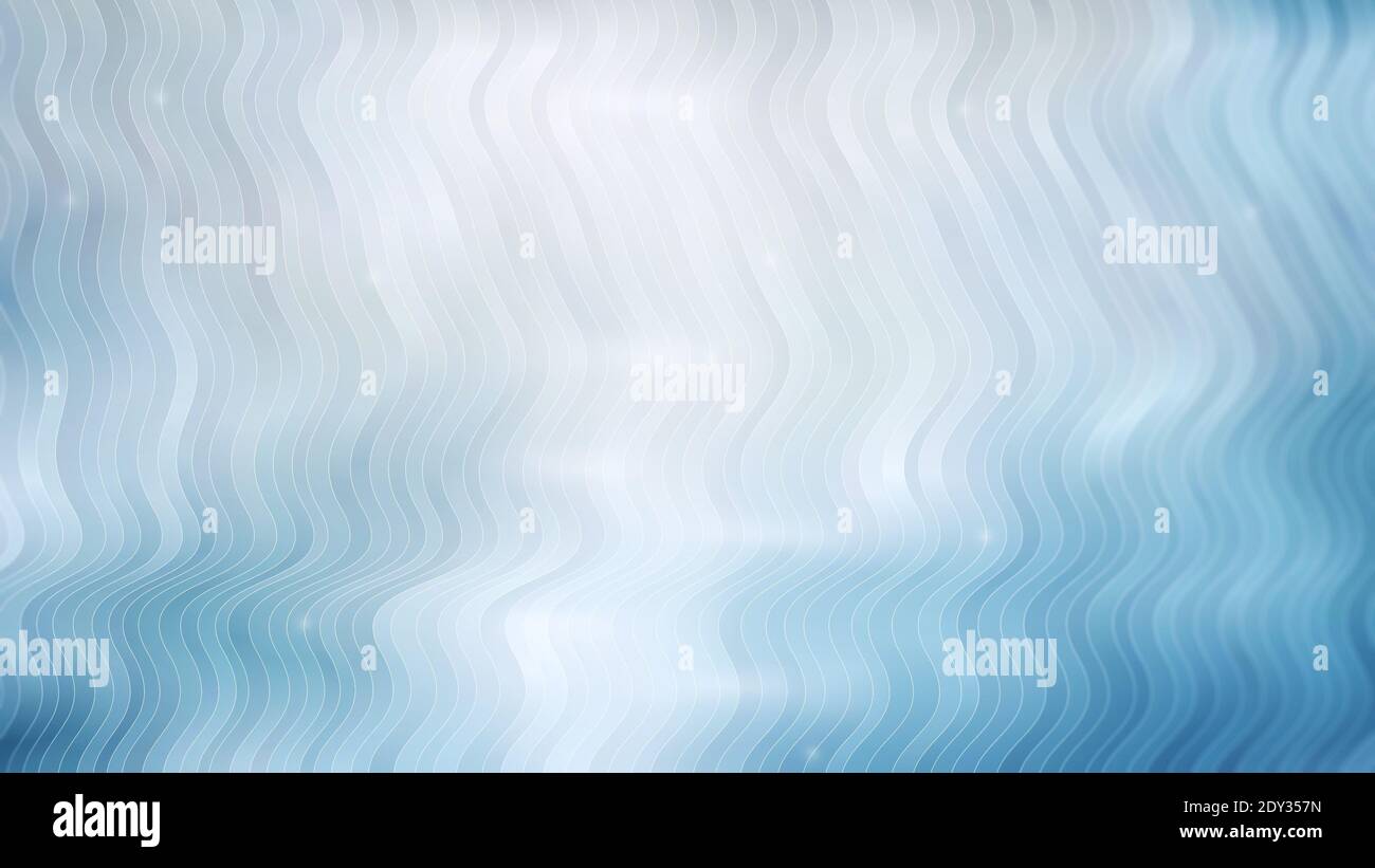 Sfondo di righe o strisce verticali di colore bianco ondulato, grigio chiaro e blu. Sfondo astratto a strisce con risoluzione 4k. Foto Stock