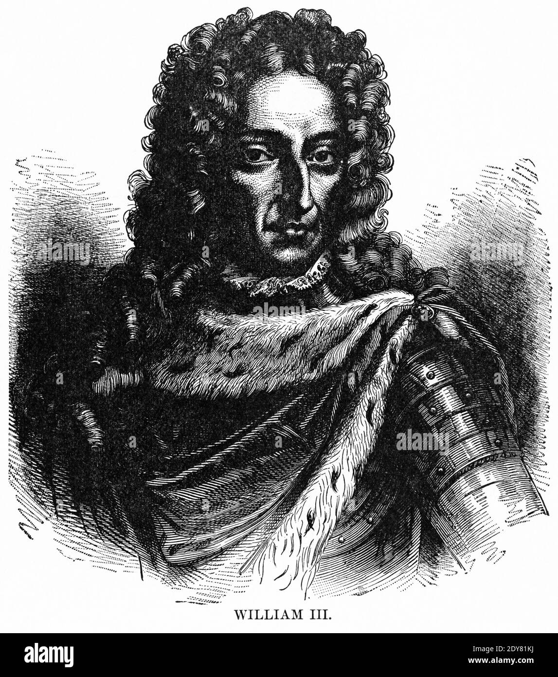 William III, Illustrazione, Storia del mondo di Ridpath, Volume III, di John Clark Ridpath, LL. D., Merrill & Baker Publishers, New York, 1897 Foto Stock