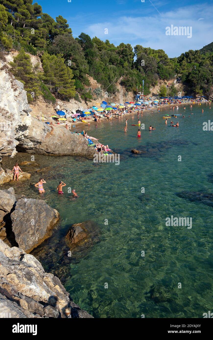Calanchiole, Capoliveri, Isola d'Elba, Toscana, Italia Foto Stock