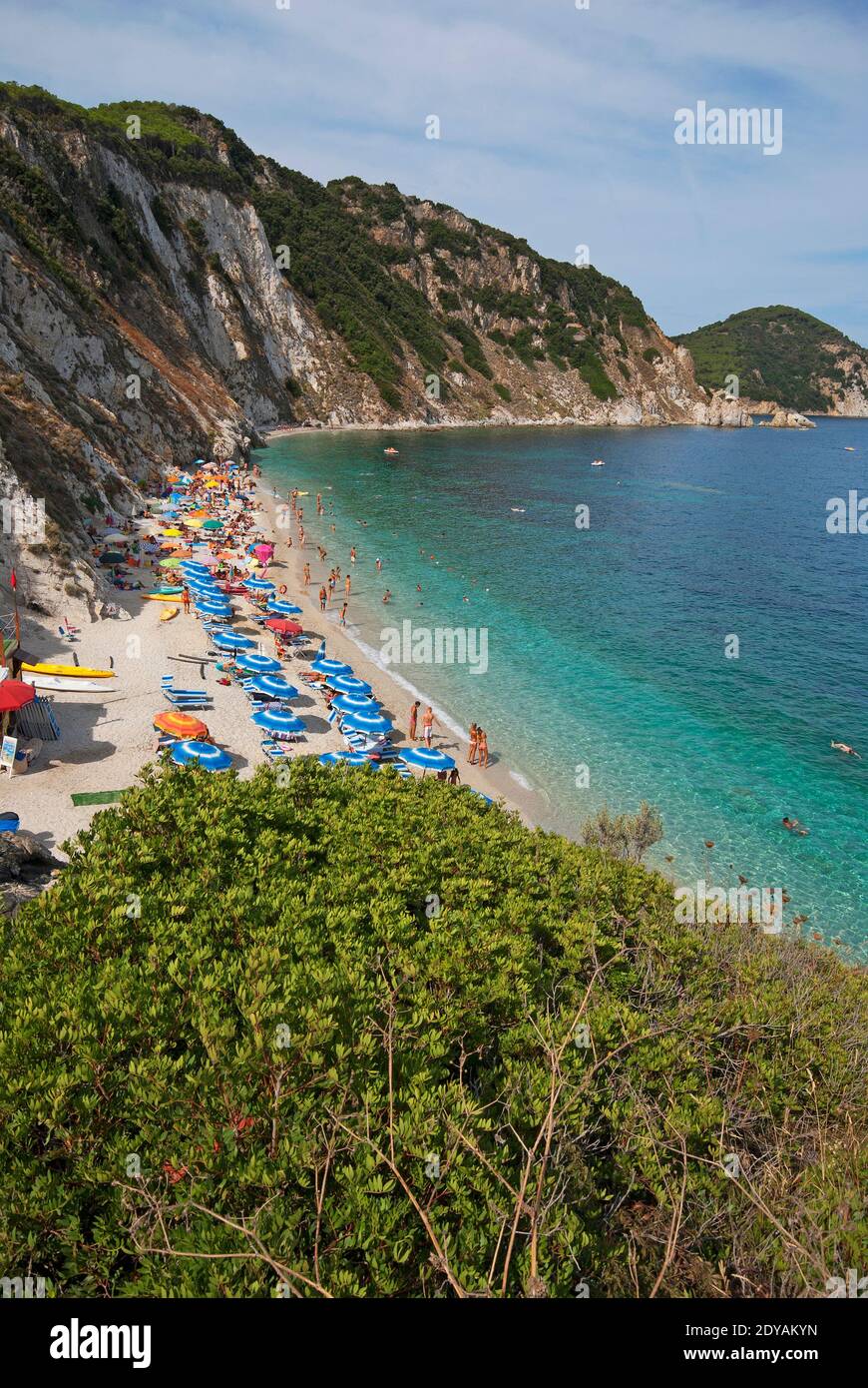 Spiaggia di Sansone, Portoferraio, Isola d'Elba, Toscana, Italia Foto Stock