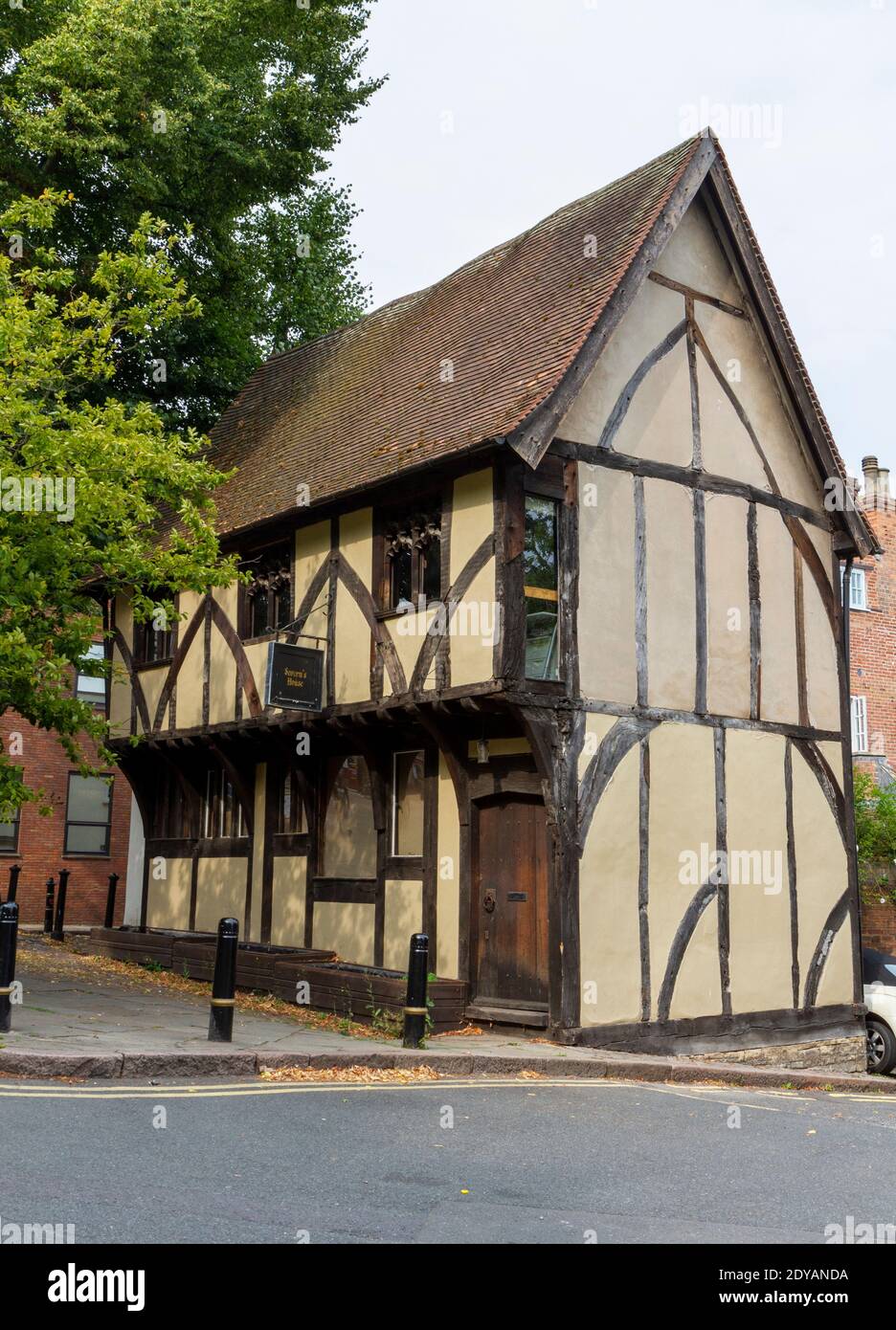 Severn's House, un edificio storico di grado II risalente al 15 ° secolo in Castle Road, Nottingham centro città, Notts., Regno Unito. Foto Stock