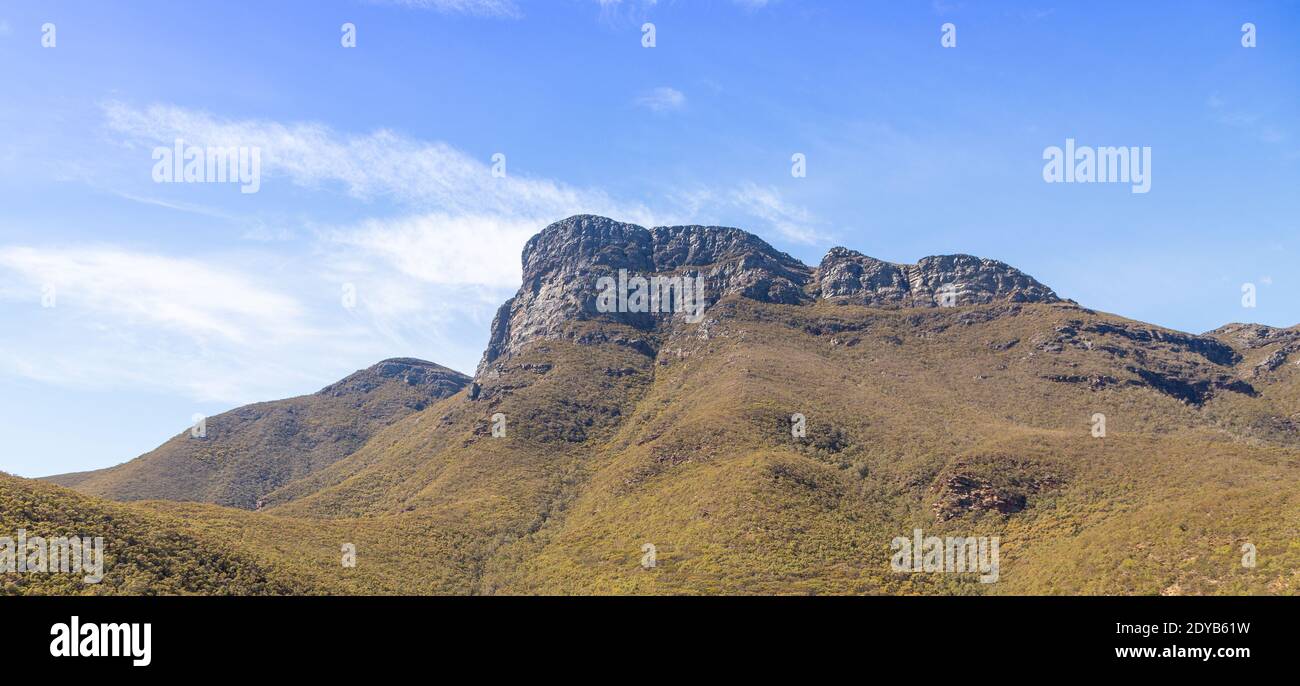 Bluff Knoll, la vetta più alta del Sitrling Range National Park, a nord dell'Alabany nell'Australia occidentale Foto Stock
